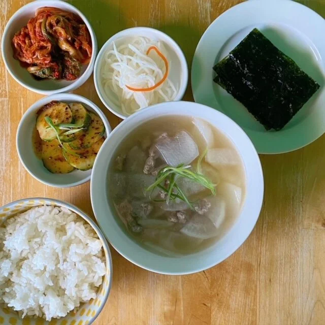 korean beef radish soup — layuja