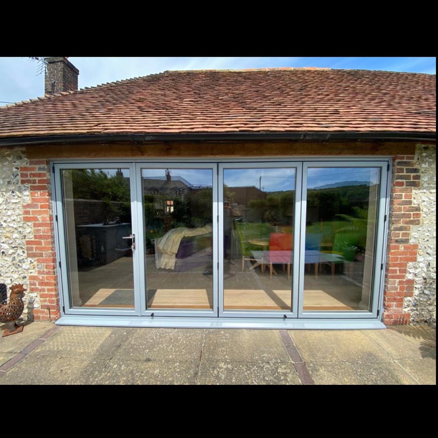 Our #ExclusiveRange of bifolding aluminium doors. Not only do they provide a sleek, modern look but they also maximise light and space to reinvigorate your home!

Please don&rsquo;t hesitate to Call, WhatsApp or Email any enquiries you may have to th