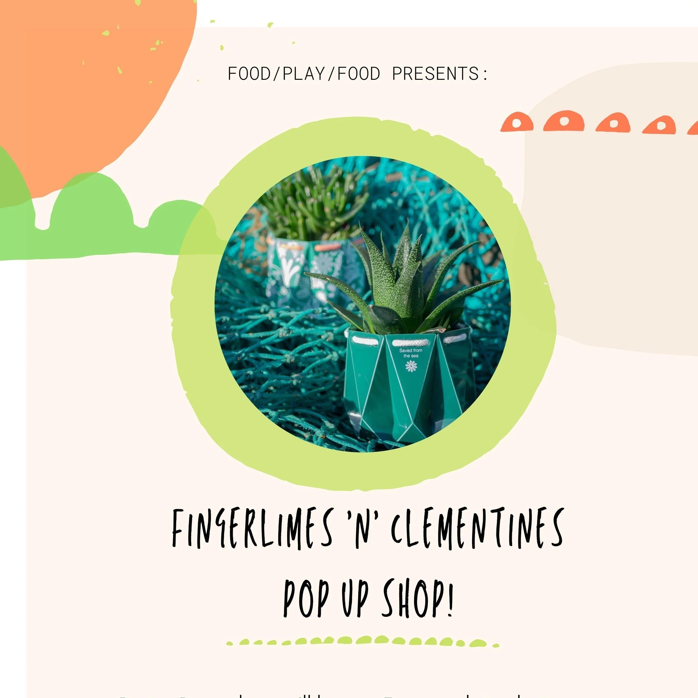 Fingerlimes 'n' Clementines Pop Up Shop