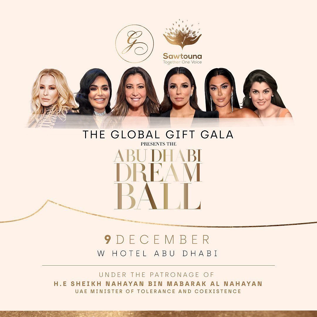 RAR MGMT are proud to be supporting The Abu Dhabi Dream Ball, presented by The Global Gift Gala, in benefit of Red Cross Lebanon and The Global Gift Foundation.

Under the Patronage of H.E. Sheikh Nahayan Bin Mabarak Al Nahayan, UAE Minister of Toler