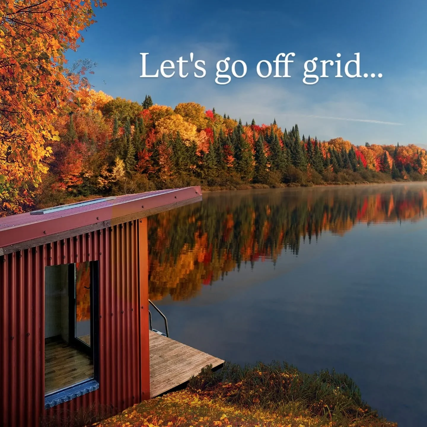 Time to hunker down and cosy up for Autumn.
Our Hygge Hus is the place to be. A modest, Scandi-inspired hut, designed to connect with the natural landscape and water.

#offgridcabins #hutonwheels #hyggehome #autumn #olivershuts #shepherdshutmanufactu