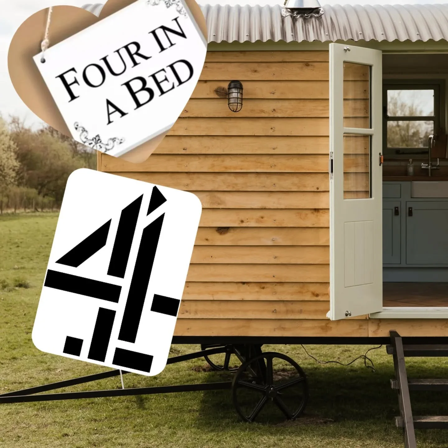There's nothing quite like seeing our hand crafted huts flourish under new ownership. It was really exciting watching channel Four, @fourinabed last night, Massive respect to Jonny and Sasha for their brilliant work on Haystacks country retreats and 