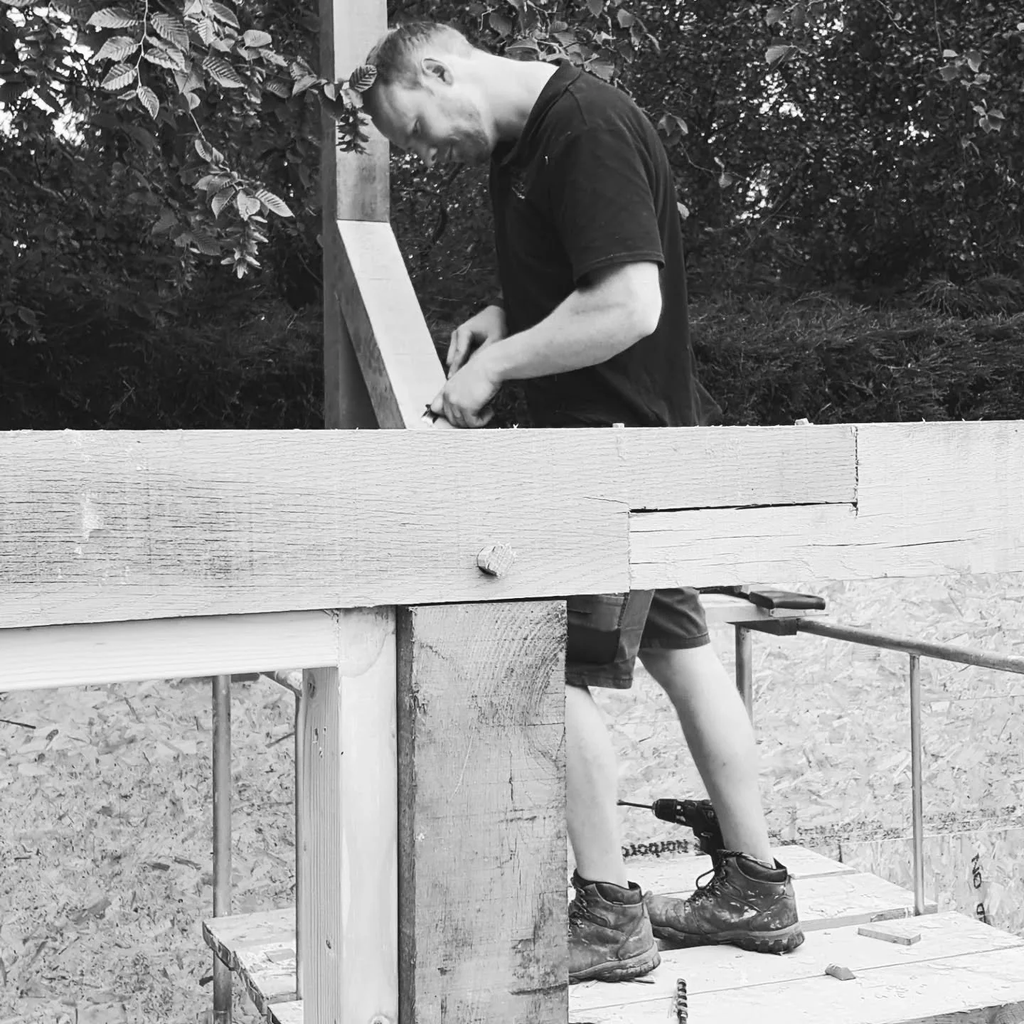 My Origin Story

I wanted to share a little about my journey into the world of carpentry and how it has shaped my life and career. From as early as I can remember, I had my own tool kit complete with actual saws and chisels, thanks to my supportive p