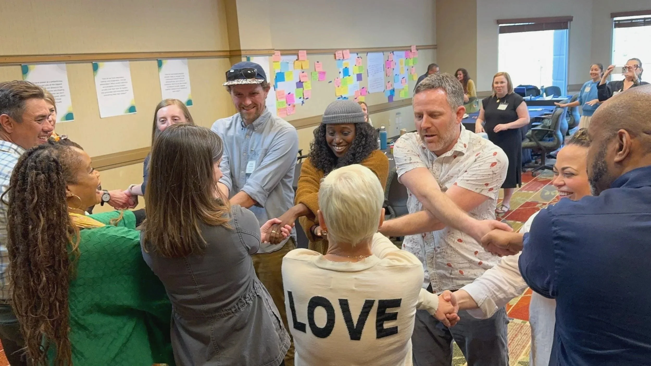 Funders and partners connecting during TBP’s March 2026 Leaders Lab