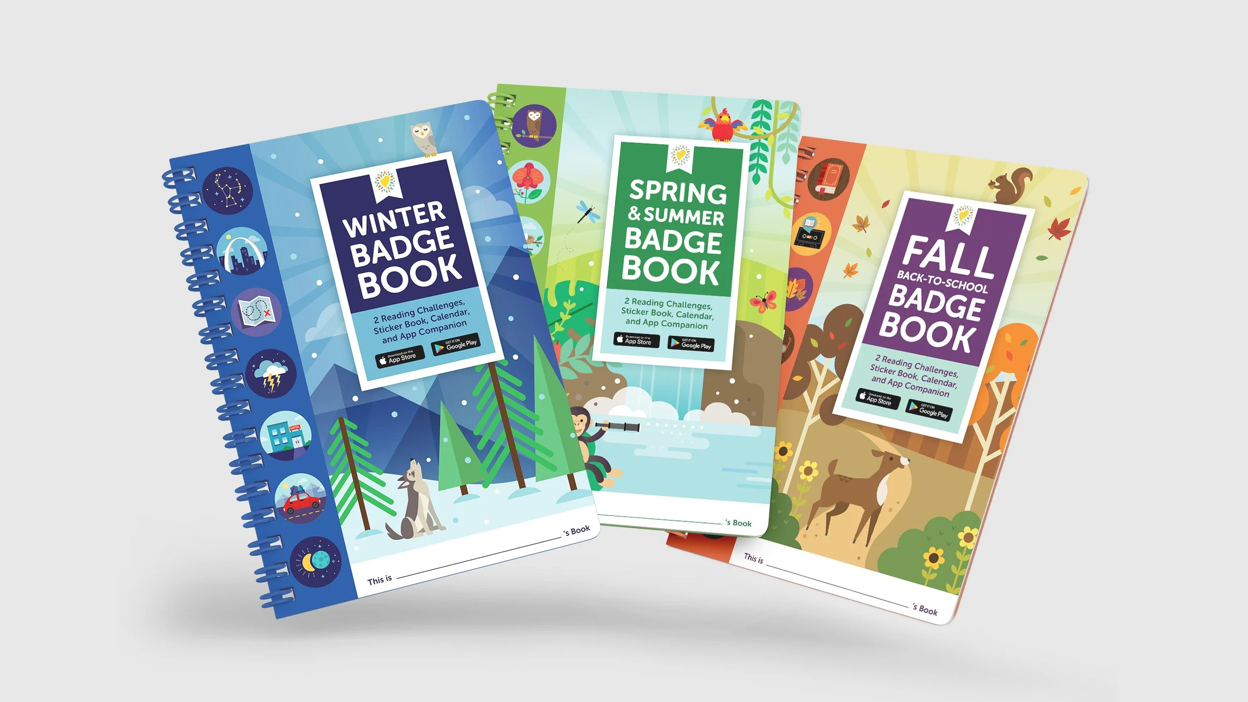 Beanstack Badge Books — Roxanne BradleyTate Design, LLC