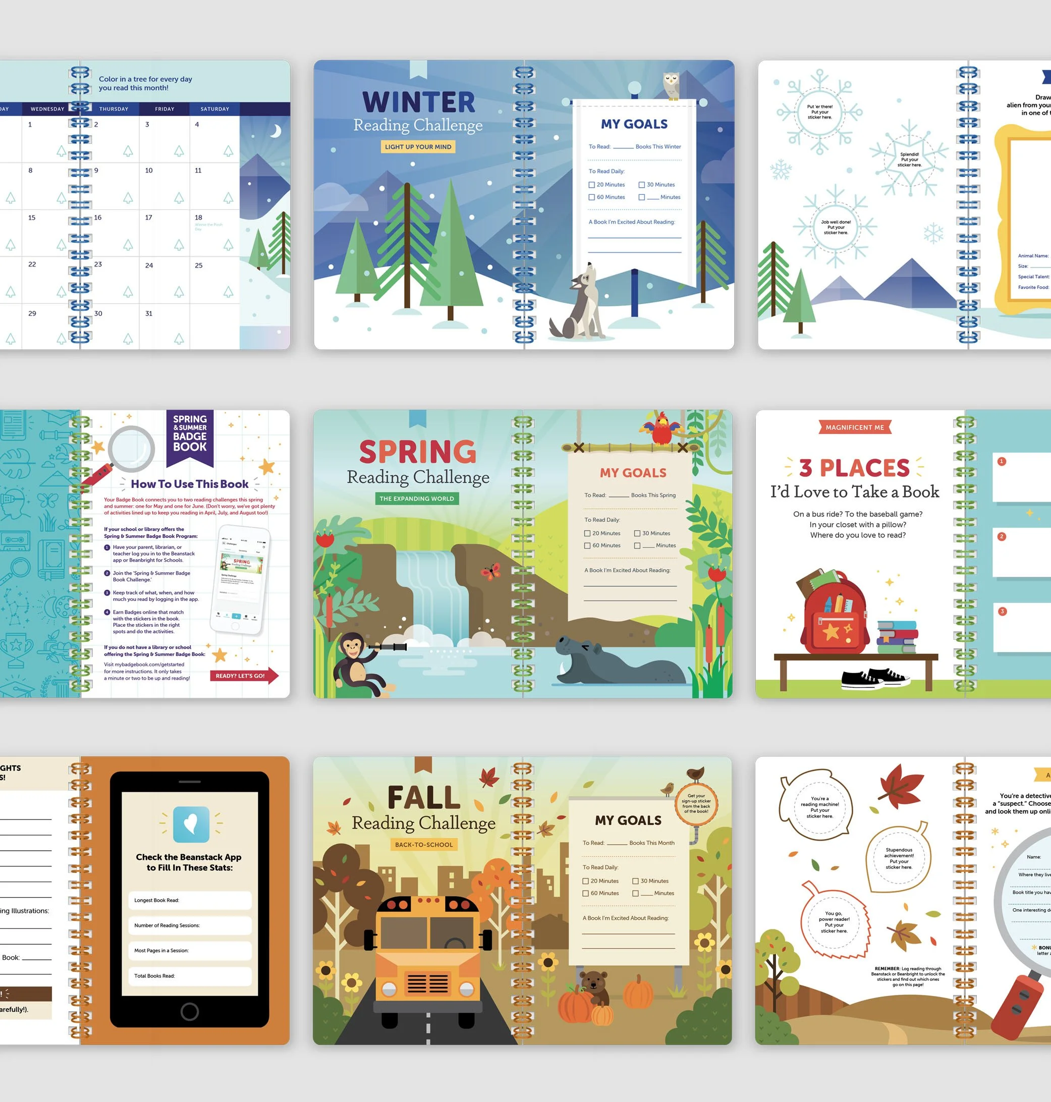 Beanstack Badge Books — Roxanne BradleyTate Design, LLC