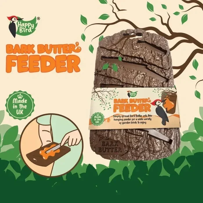 Bark Butter Happy Bird Feeder