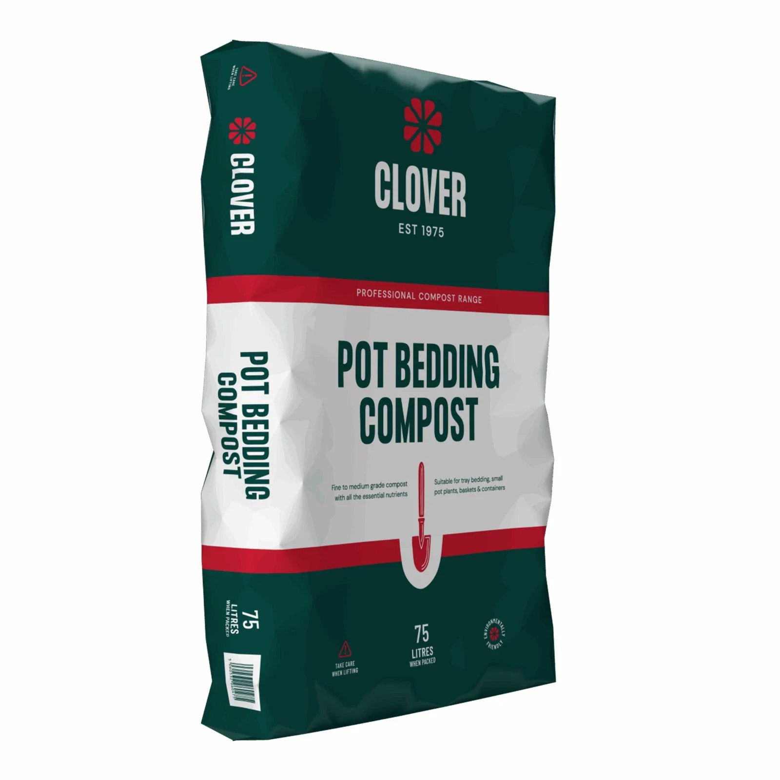 Original Clover Irish Peat - Pot / Bedding Compost - 75Ltr Bale