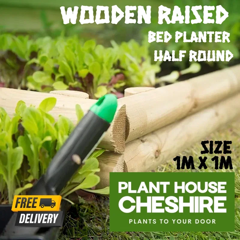 Wooden Raised Bed Planter