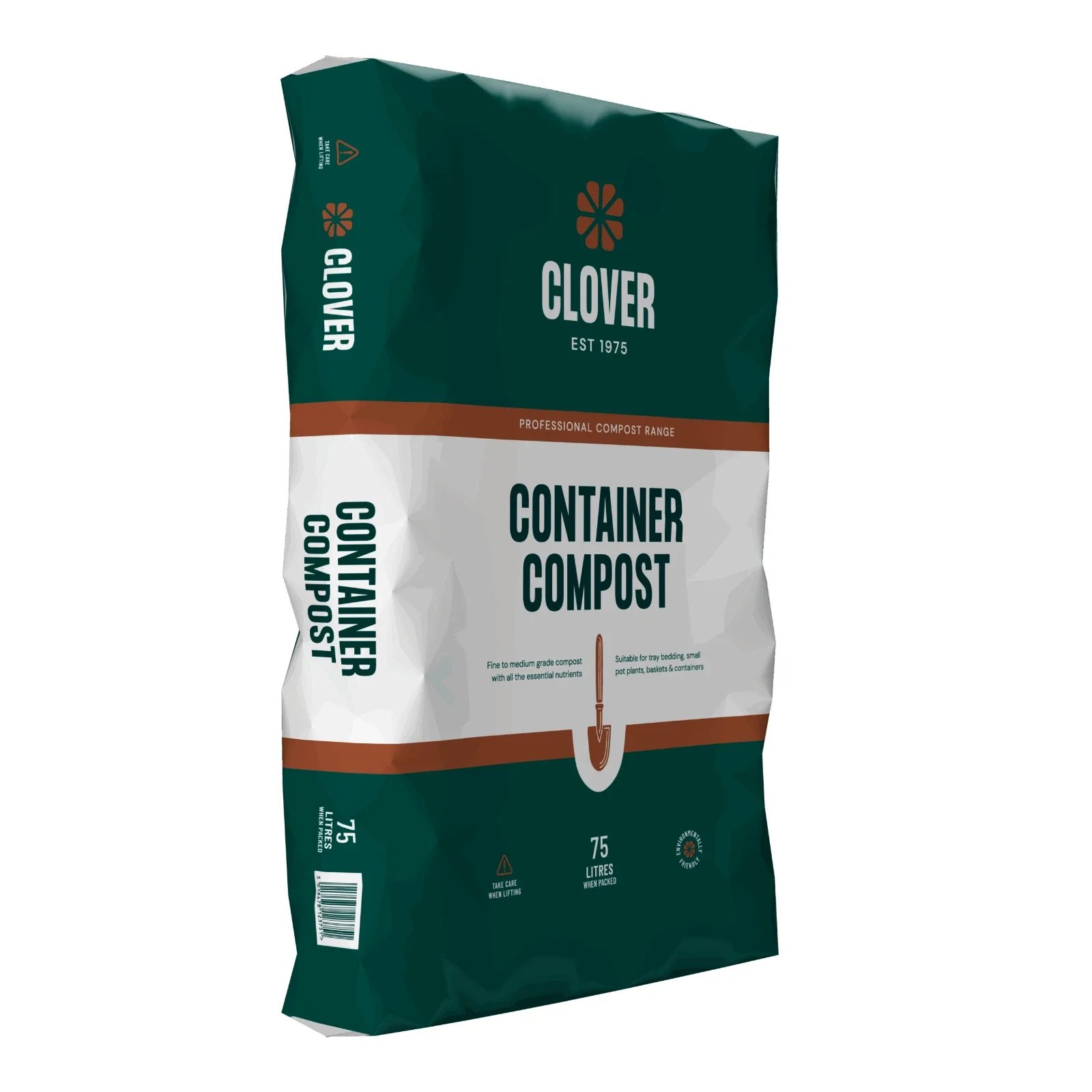 Original Clover Irish Peat - Container Compost - 75Ltr Bale