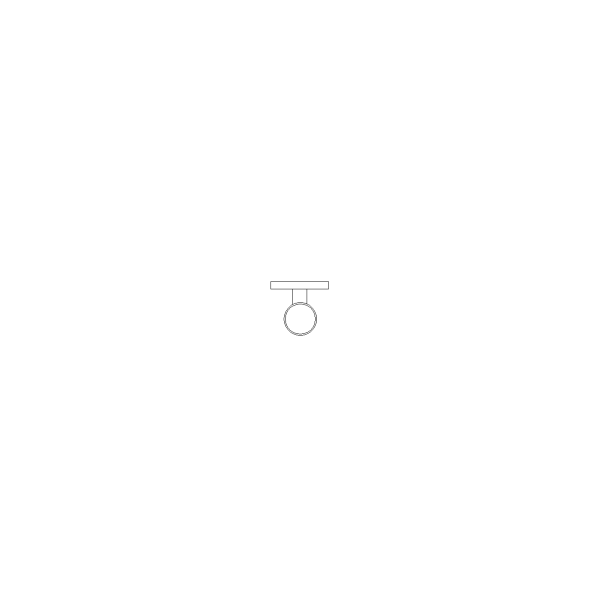 Linear Sconce - Plan View