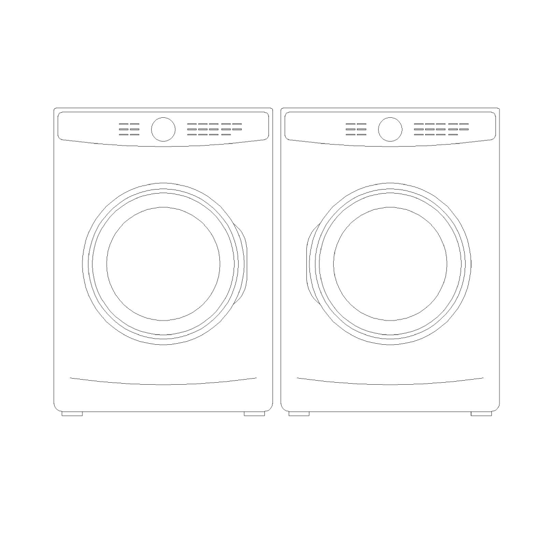 Electrolux 600 Series Front Load Washer & Dryer