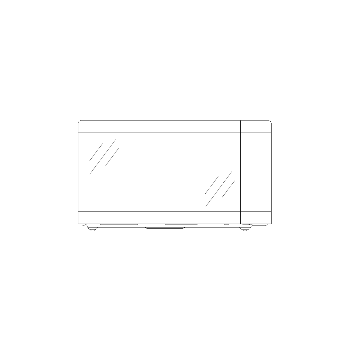 Signature Kitchen Suite Countertop Microwave Oven