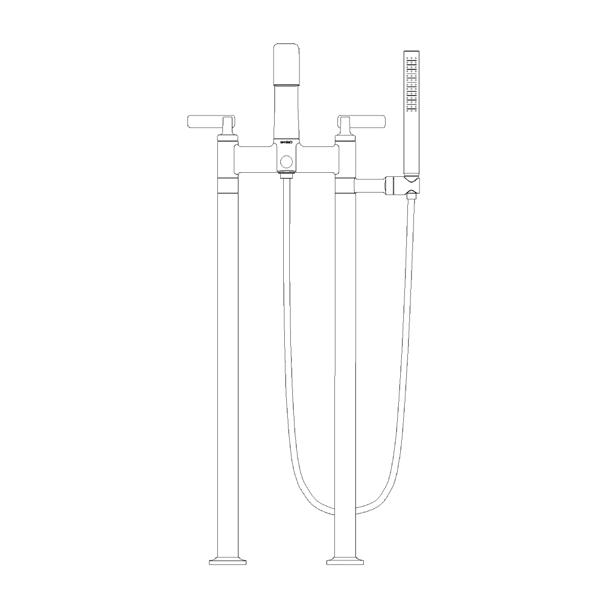 Brizo_Allaria_Two-HandleTubFillerTrimKitwithLeverHandles_T70368_FloorMountTubFillerUnions_T71766-FRONT.png