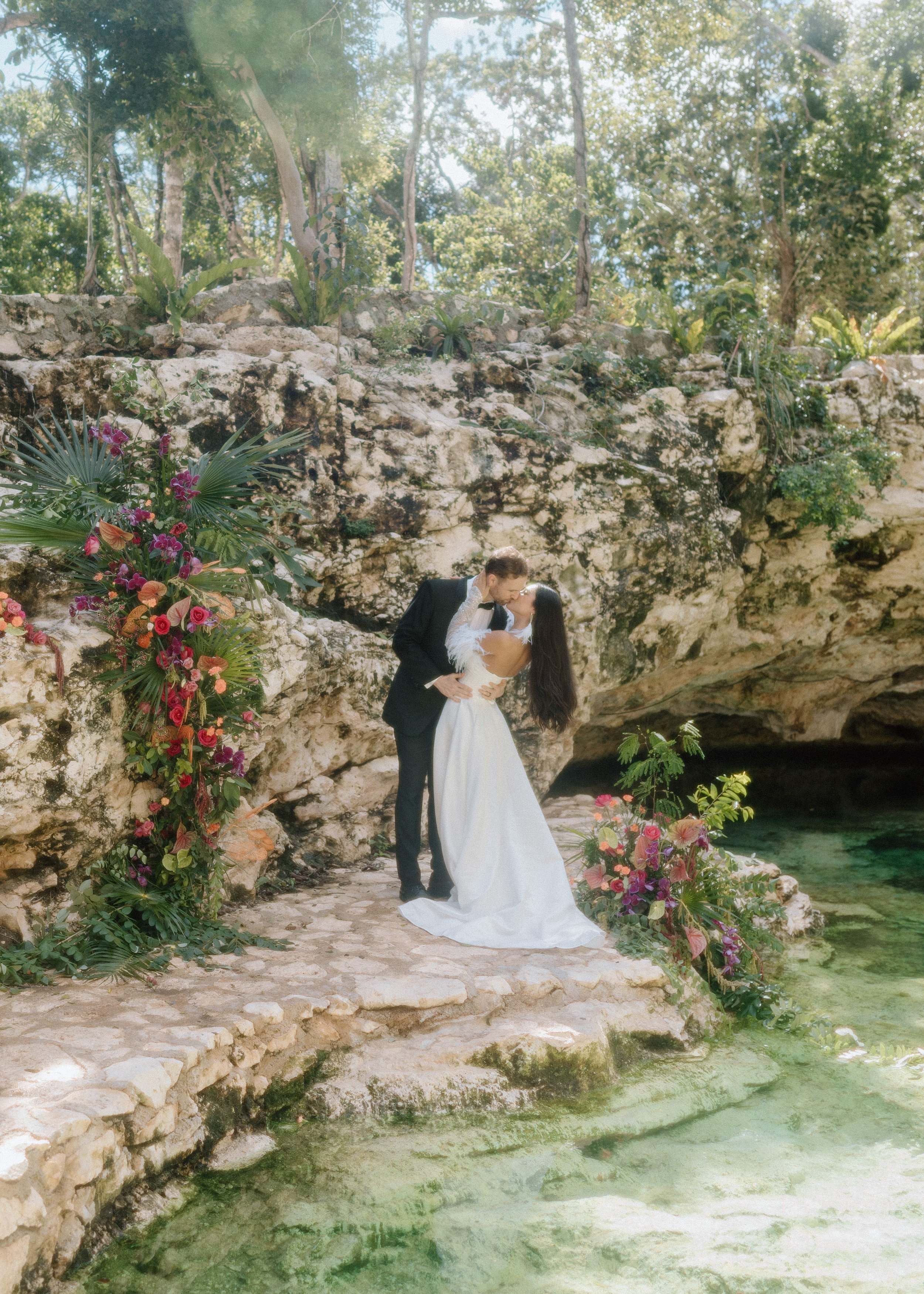 EMILY VANDEHEY PHOTOGRAPHY -- Tulum Mexico Wedding and Elopement Photographer -- Cenote Jungle Elopement-142.jpg