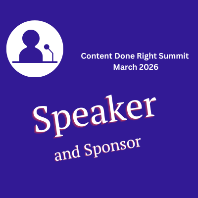 Linda Handley — Speaker and Sponsor, Content Done Right Summit, March 2026