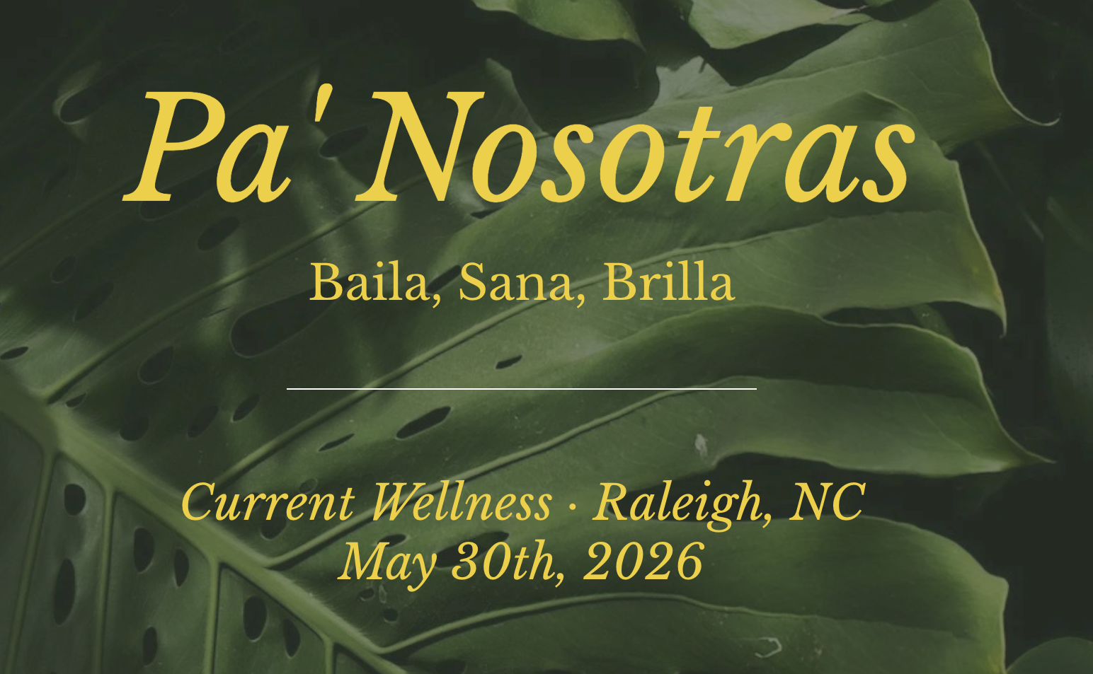 Pa' Nosotras Event - General Admission