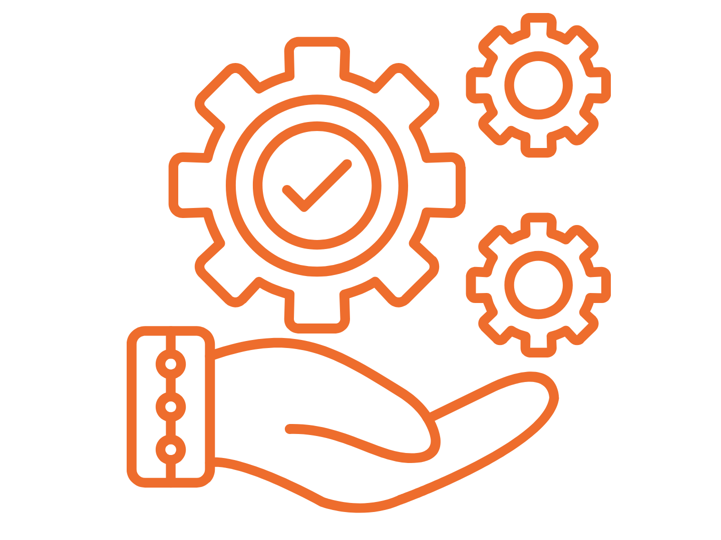 Black baseball cap with "HOOP 5" embroidered on the front in white and orange.