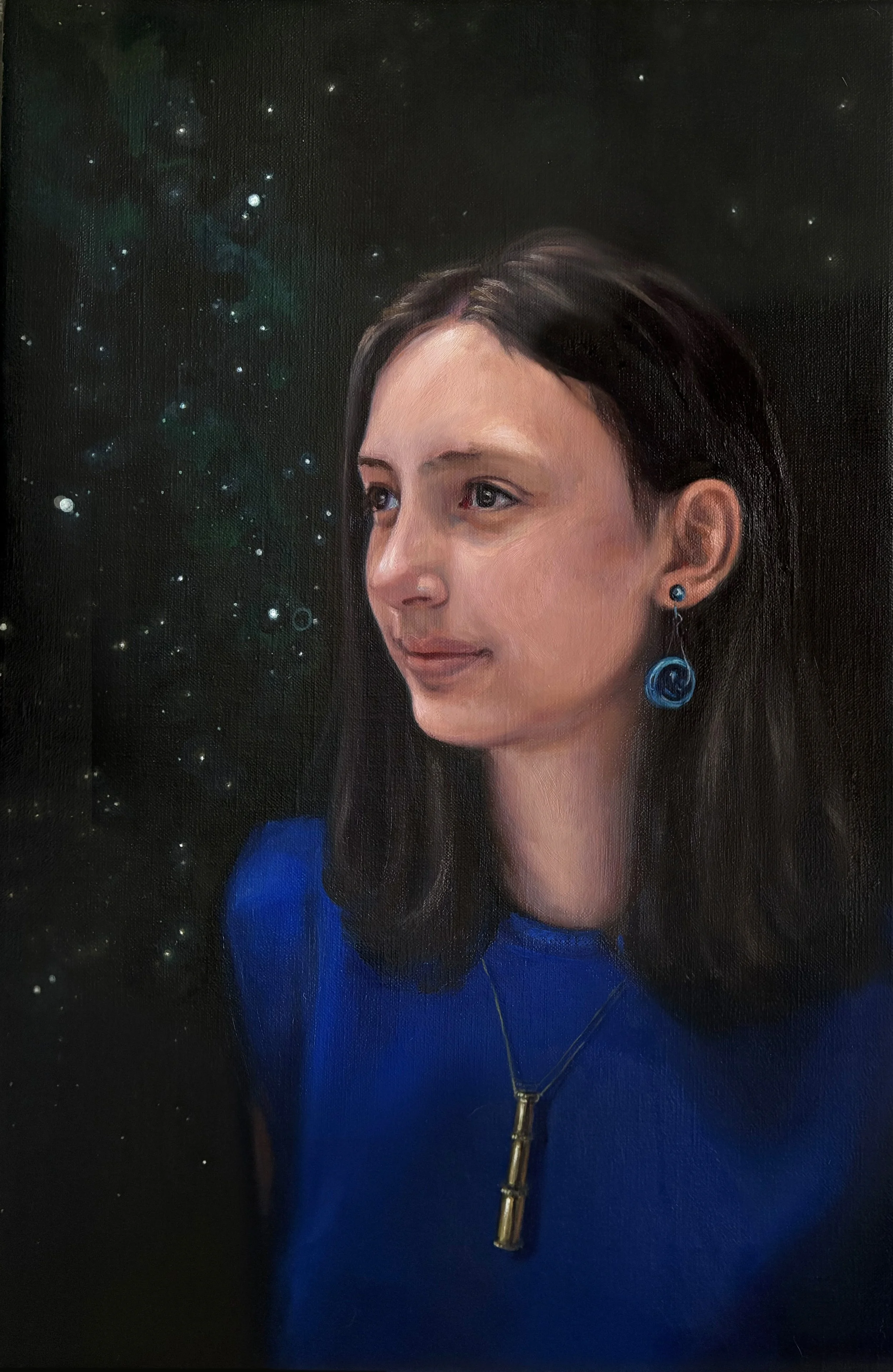 The Young Astronomer  33x50cm - Commission