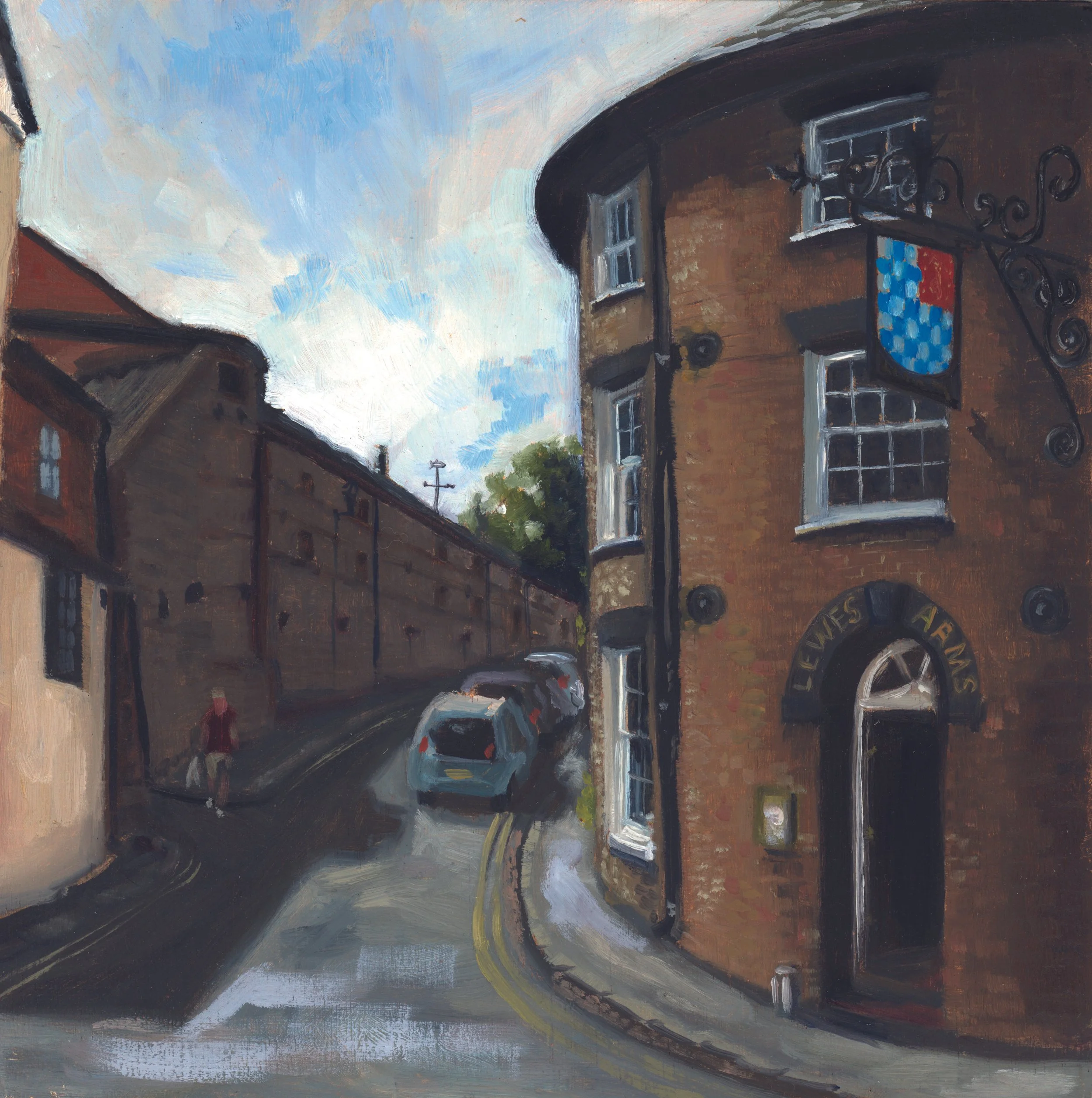 Lewes Arms, Lewes - 20x20cm Oil on Board £200