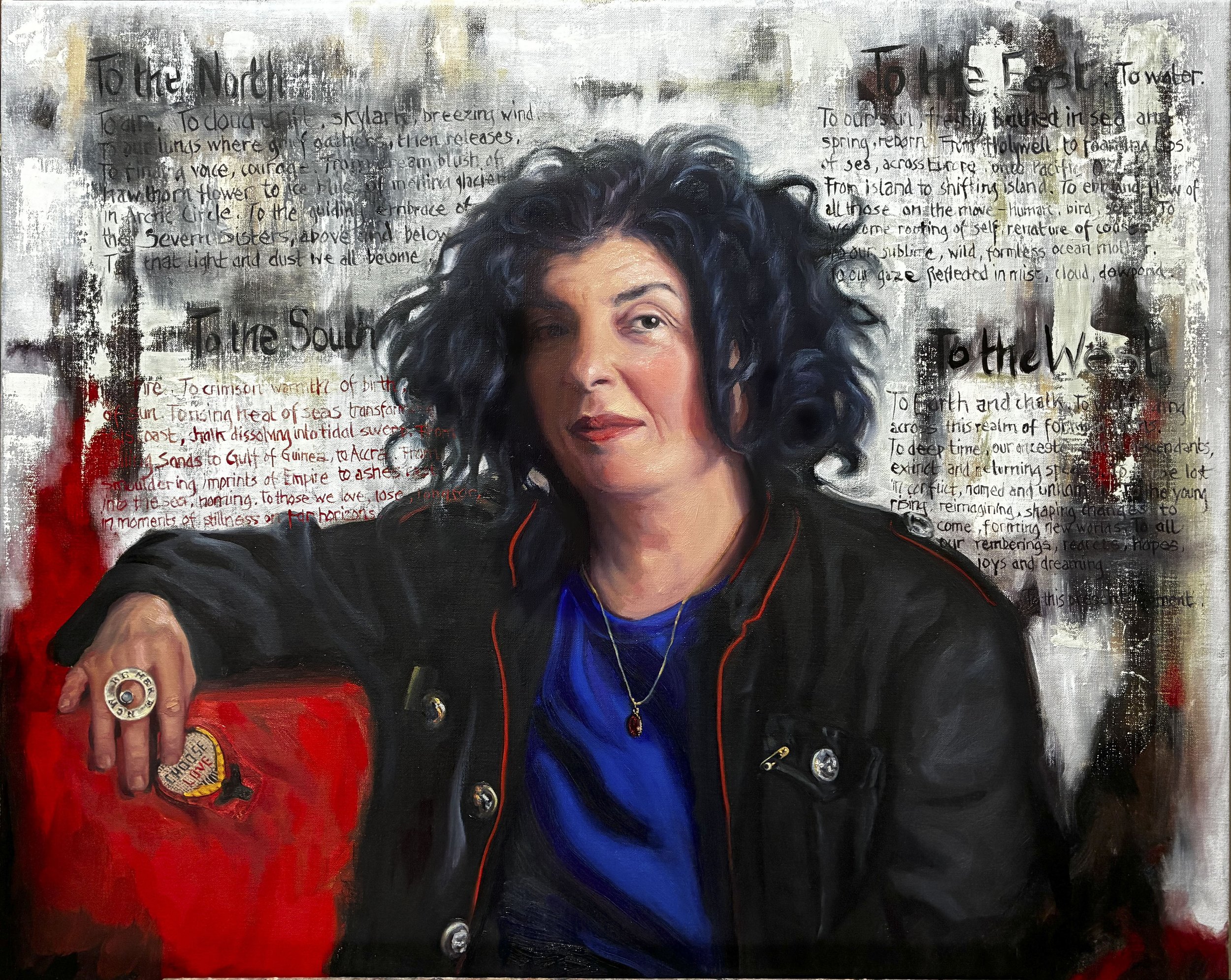 Alinah Azadeh "the Four Directions" 65x81cm £2800