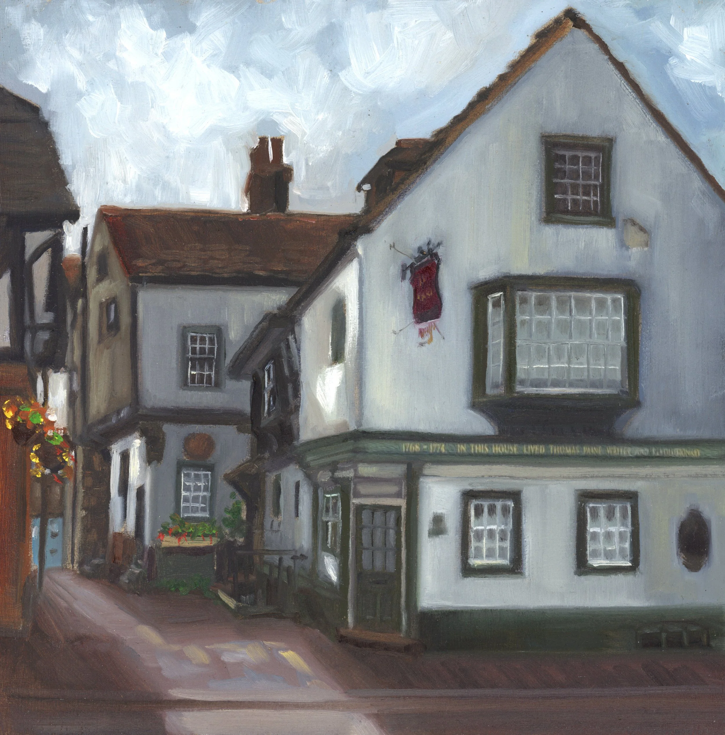 Lewes Arms, Lewes - 20x20cm Oil on Board £200