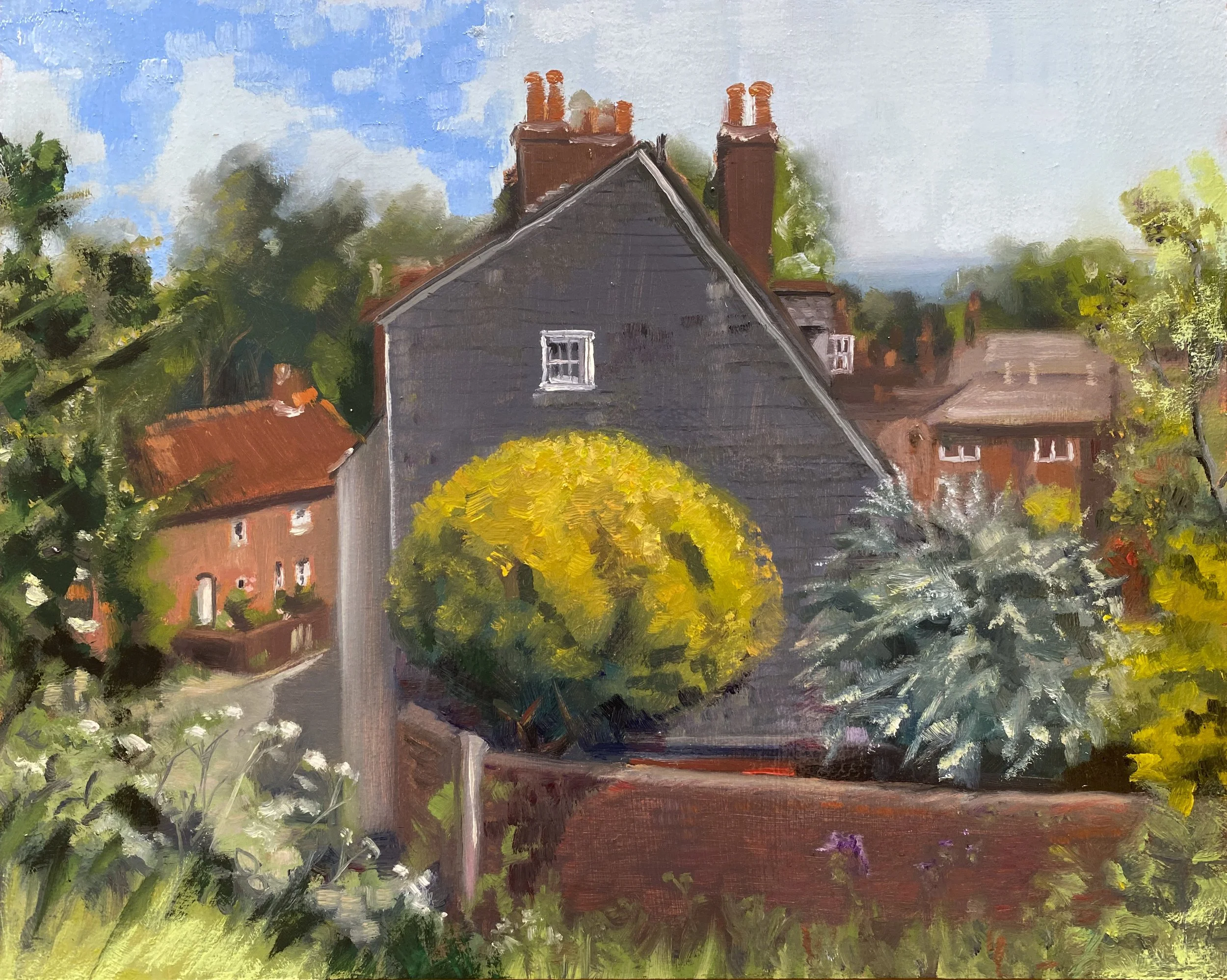 A Day in May, Lewes -  Oil on Board £200