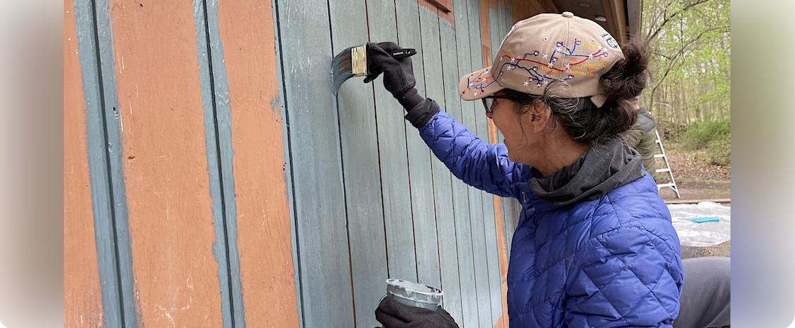 Painting at Muscoot Farm