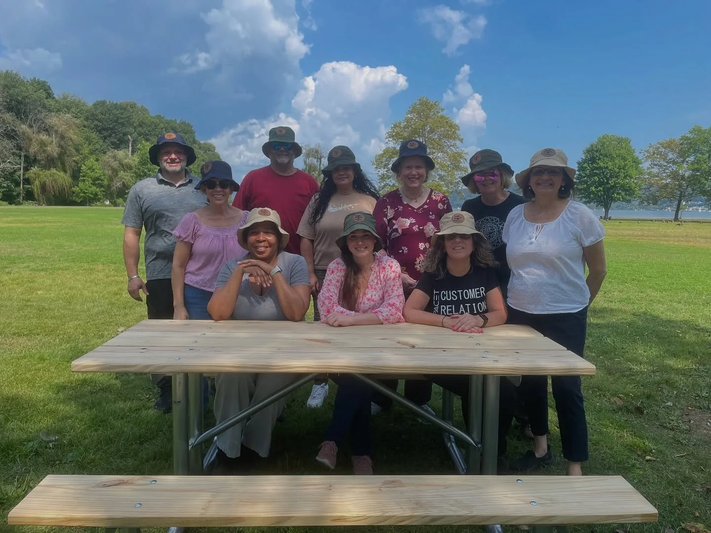 Last week, a team from @ampacetcorp built two brand new picnic tables with metal frames at Croton Point Park and collected 18.6 pounds of trash in nearly 90 degree heat! Amazing work! 🙏 Interested in volunteering, contact volunteer@thewpf.org. 
.
.
