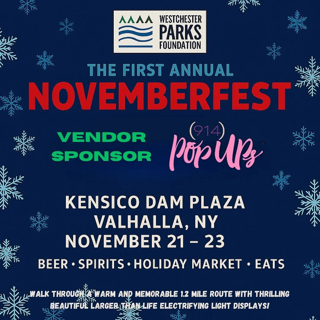 🚨 We&rsquo;re proud and grateful to announce @914popups as our NovemberFest vendor sponsor. Join us for this special @westchesterswinterwonderland opening weekend Nov. 21-23 at #KensicoDam&mdash; highlights include our 2nd Annual Santa Fun Run on No