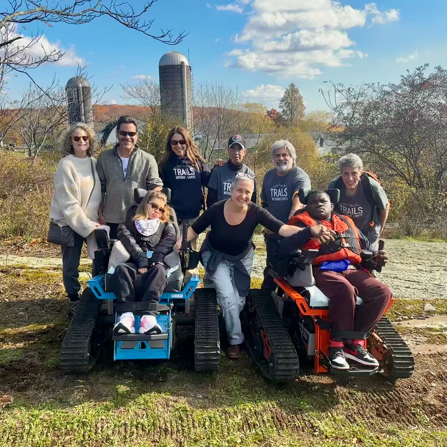 Another great #trailswithoutlimits hike at @hilltophanoverfarm