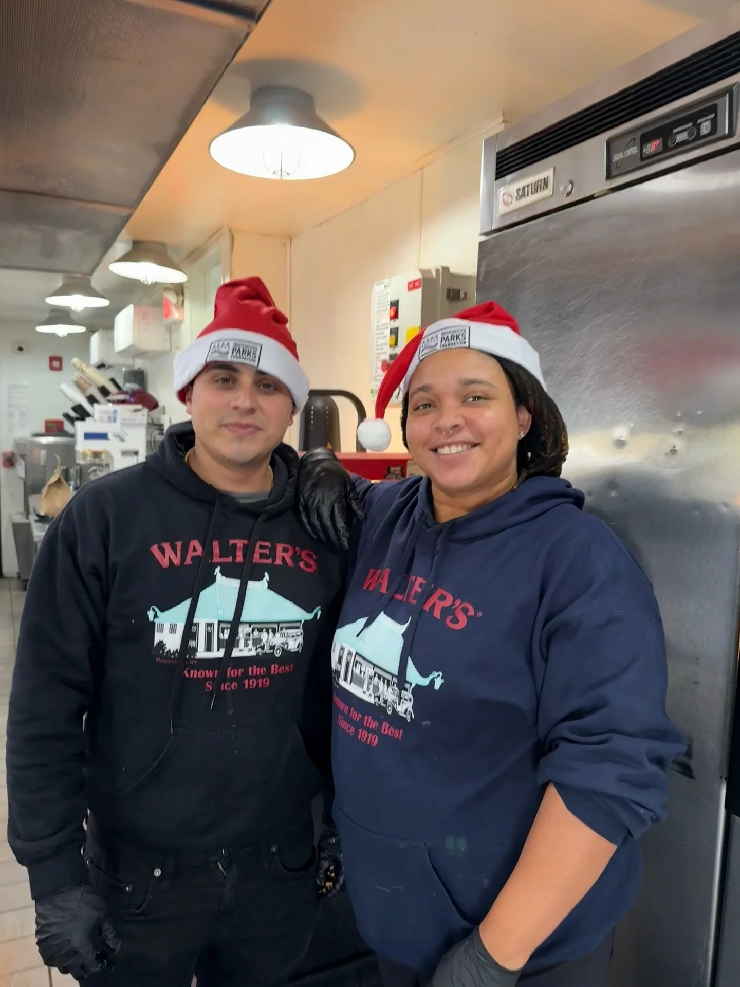 Shout out to Gene and his @waltershotdogs crew for hosting us today for our Winter Wonderland Wednesday Pop-Up! We gave away prizes and tickets to NovemberFest and our traditional Drive-Thru @westchesterswinterwonderland experience!