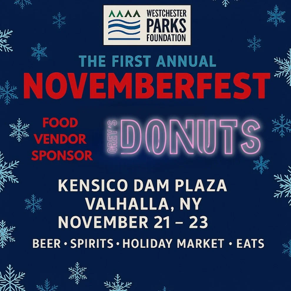 We are pleased (and grateful) to welcome @greysminidonuts as a NovemberFest food vendor sponsor at @westchesterswinterwonderland on Nov. 21-23. We are thankful for their support. 

🎟️ www.wwinterwonderland.com
.
.
.
#holidaymarket #wintermarket #ven