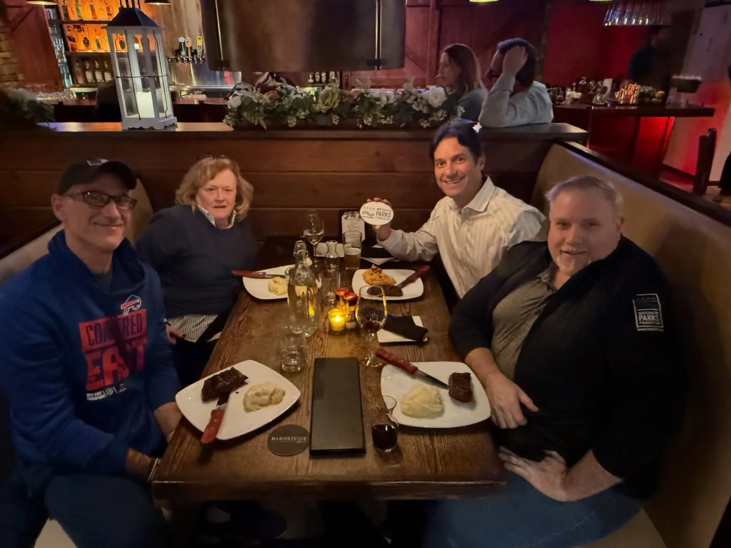 Please consider taking part in @givingtuesday today by donating to @thewpf at thewpf.org/donate and thank you to all who joined us last night for our first &ldquo;Dine to Donate Mondays&rdquo; at @barnstonegrillny! 

Come join us at this cozy spot in