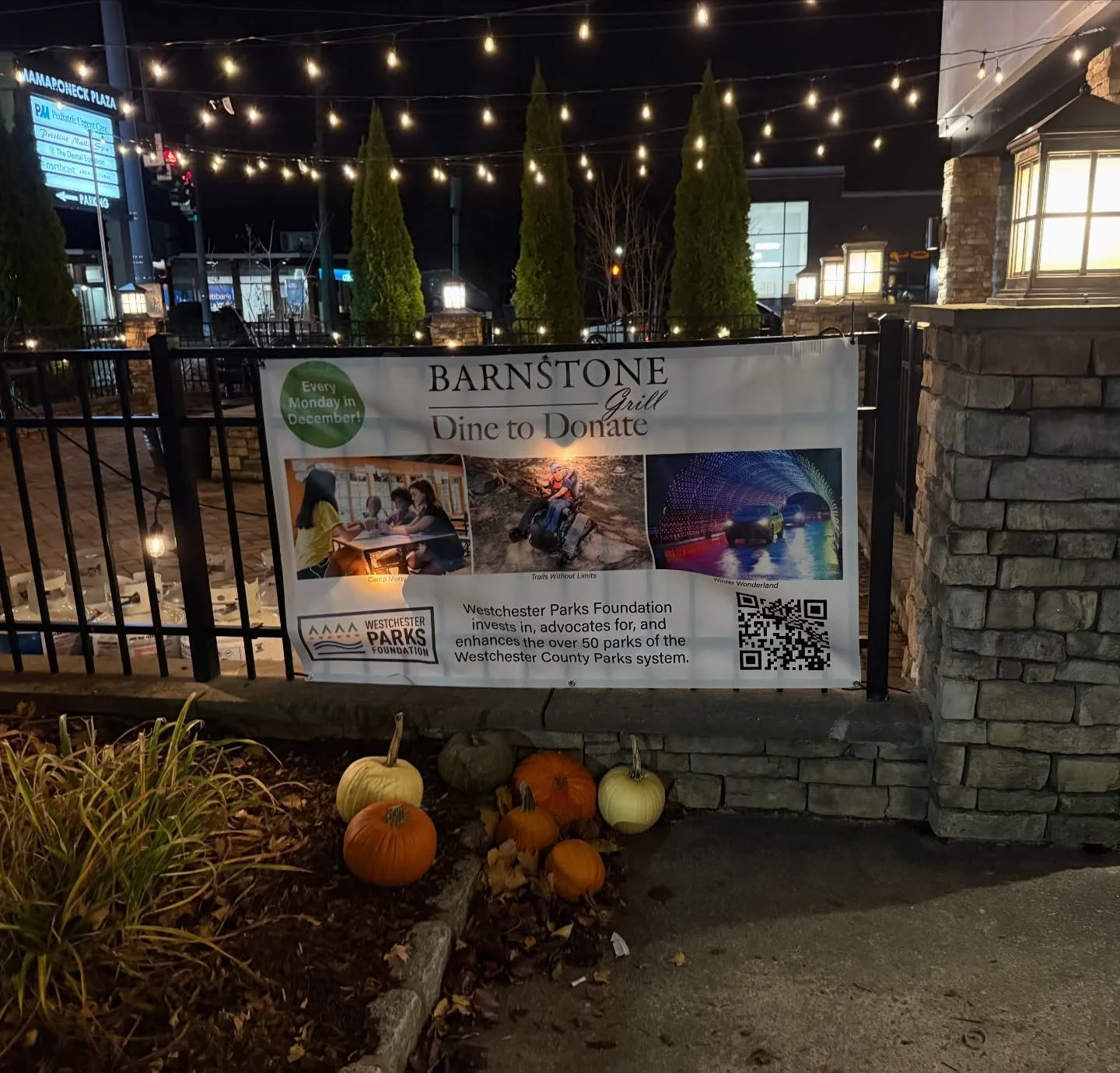 We&rsquo;ll see you tonight for &ldquo;Dine to Donate Mondays&rdquo; at @barnstonegrillny! 

Come join us in Mamaroneck every Monday this month where a portion of the proceeds from lunch and dinner will help support the WPF! 🏈 🍽️ 🙏  Tonight, it&rs