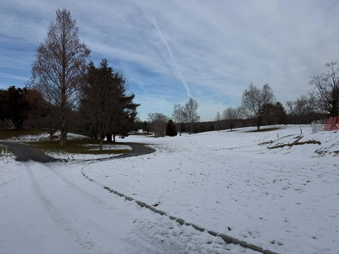 About four months from now&hellip; there won&rsquo;t be any snow here and something cool will be coming to @thewpf. ⛳️ 👀