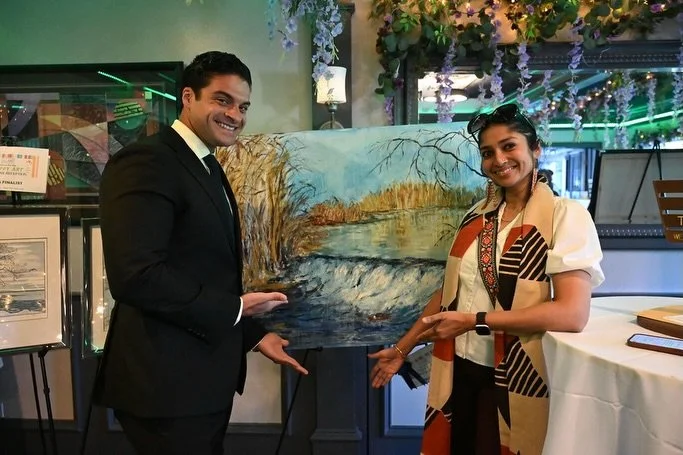 The 2nd Annual Happy Art for Westchester Parks reception was held Monday at @northstreettavern. 

Congratulations to our winners for their beautiful work!
Sandra Schustack - Muscoot Farm
Jessica Maricevic - Rye Playland
Steve Rossi - Rye Marshlands
K