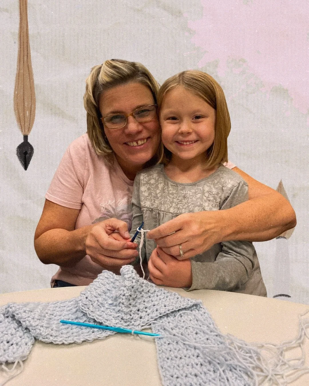 What a wonderful time of relaxation and fun crafts💗 What a blessing it is to take a pause and sit down with our sisters in Christ to create and have fellowship ✨ We praise God, our great Creator for this time🙌🏼