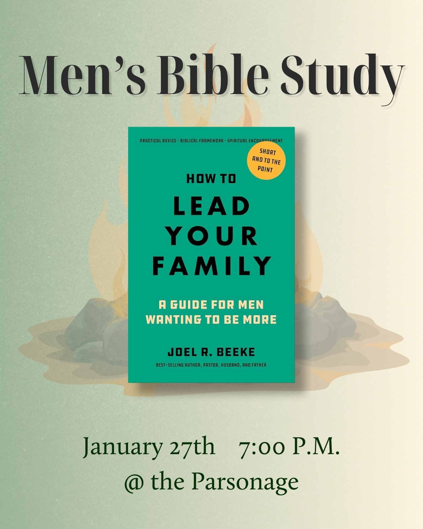Tomorrow we will hold our monthly Men&rsquo;s bible study at the church parsonage at 7pm!🙌🏼 If you plan on joining us we will be working through chapter 2. Hope to see you there😊