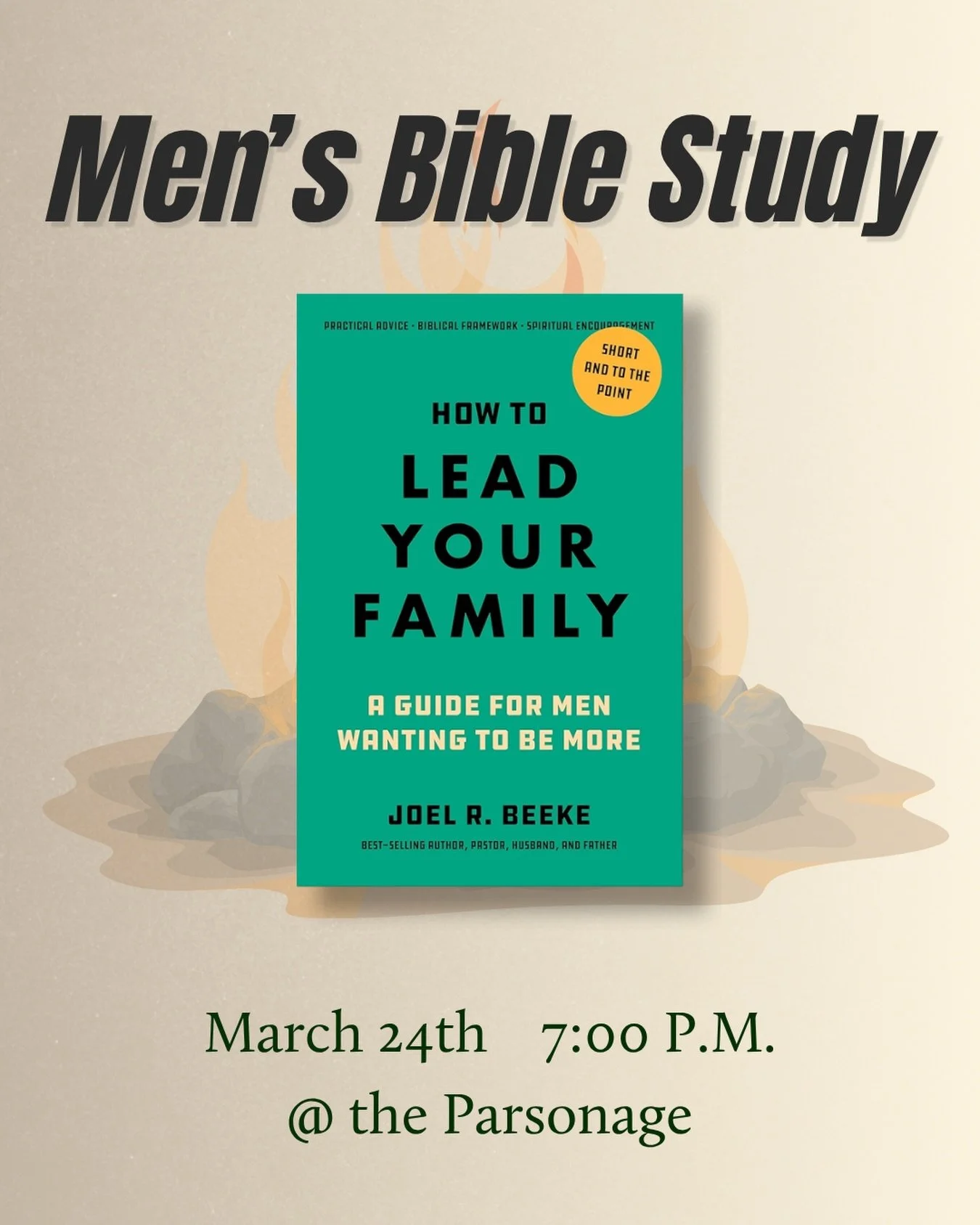 Brothers 👏🏻 Join us tomorrow evening as we gather once again to have fruitful conversations and discuss any questions you may have! 🙌🏼 Please submit any questions to Pastor Taylor or Daniel via text or email ✨