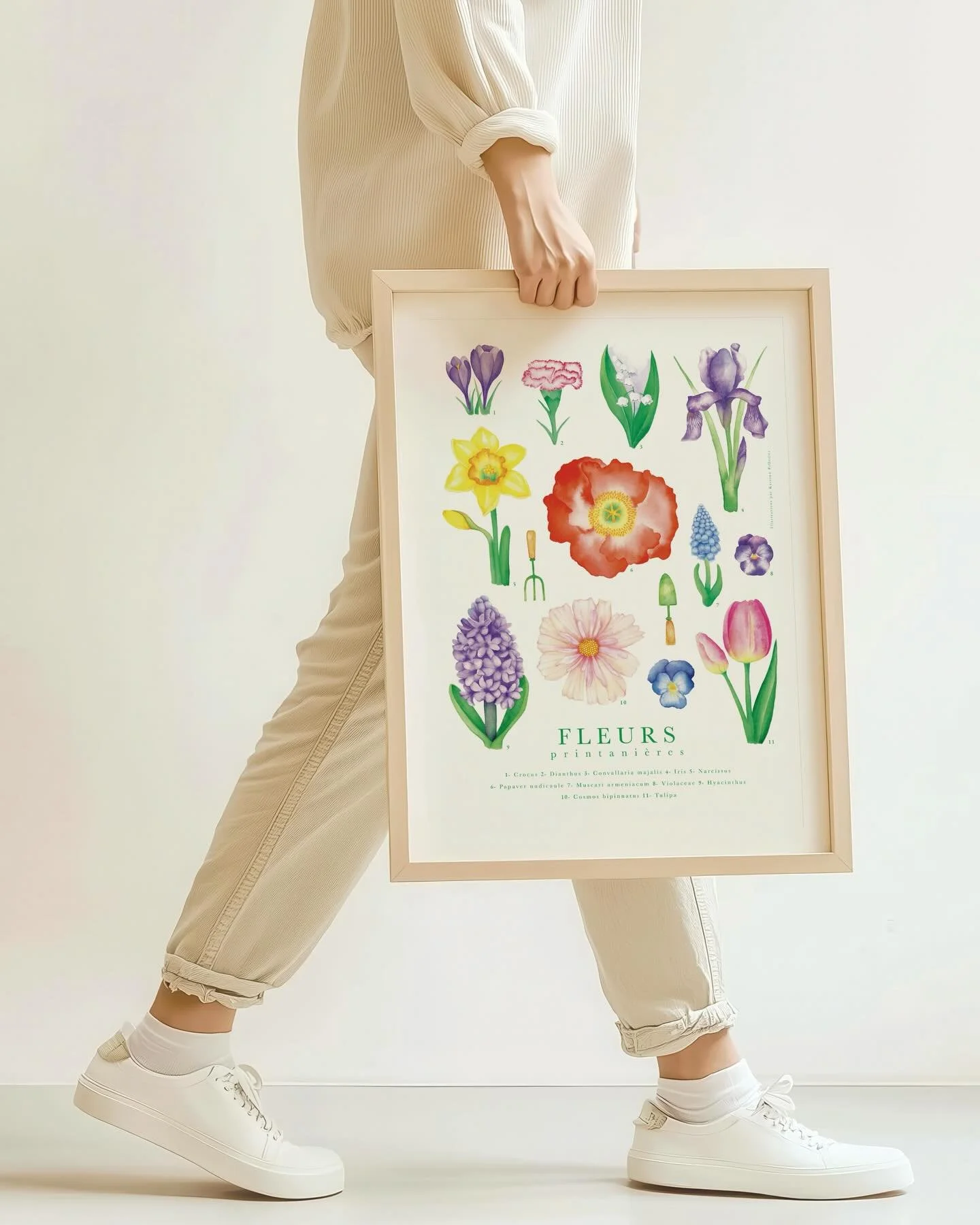 Le printemps s&rsquo;invite dans ma boutique ! Le fruit de mon travail des derniers mois juste pour vous. Des fleurs pour semer la joie : affiches, cartes de souhaits et nouveaux autocollant remplis de douceur et de p&eacute;tales, parfaites pour c&e