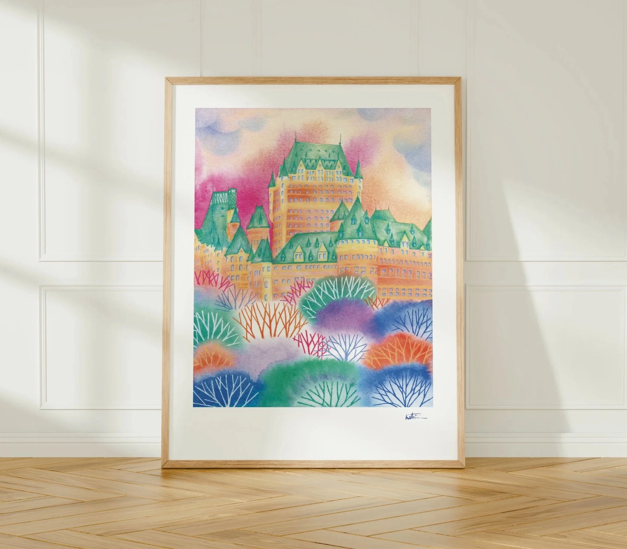 Affiche - Le Château Frontenac