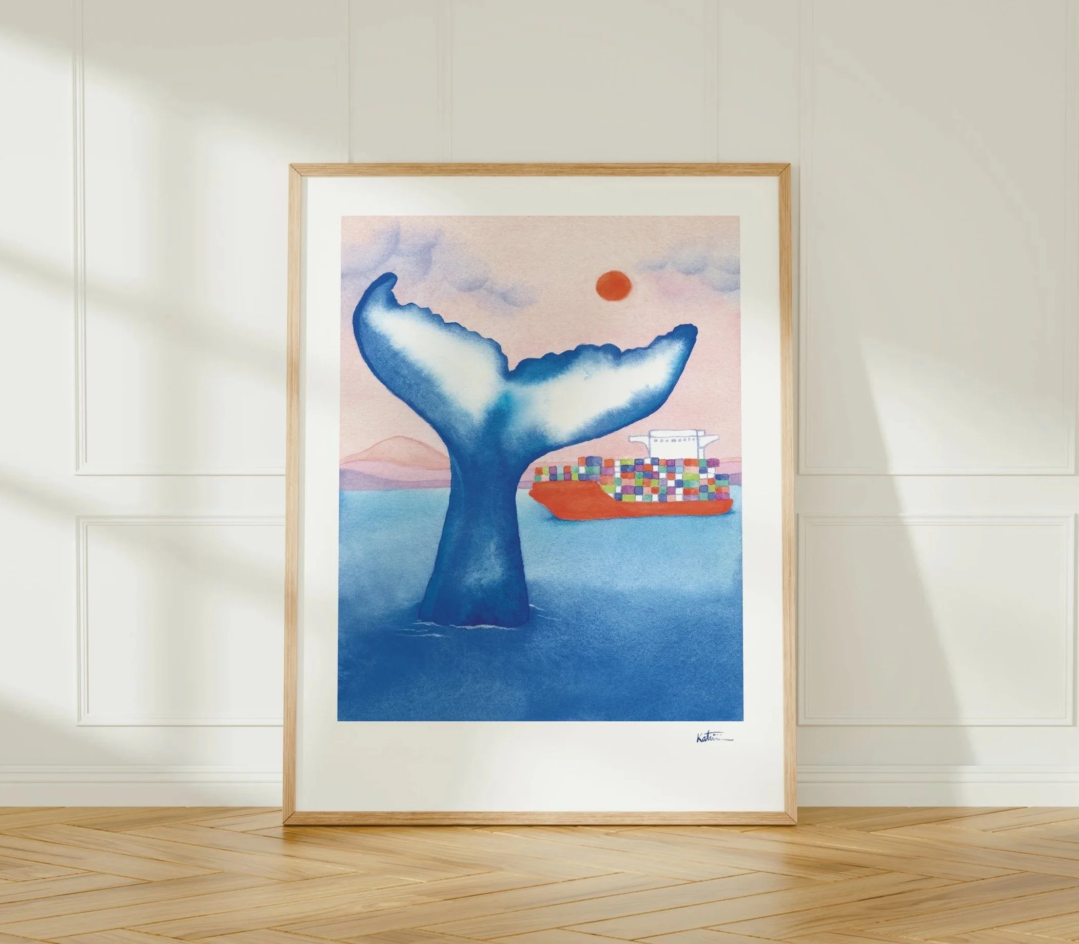Affiche - Dans le sillage des géants