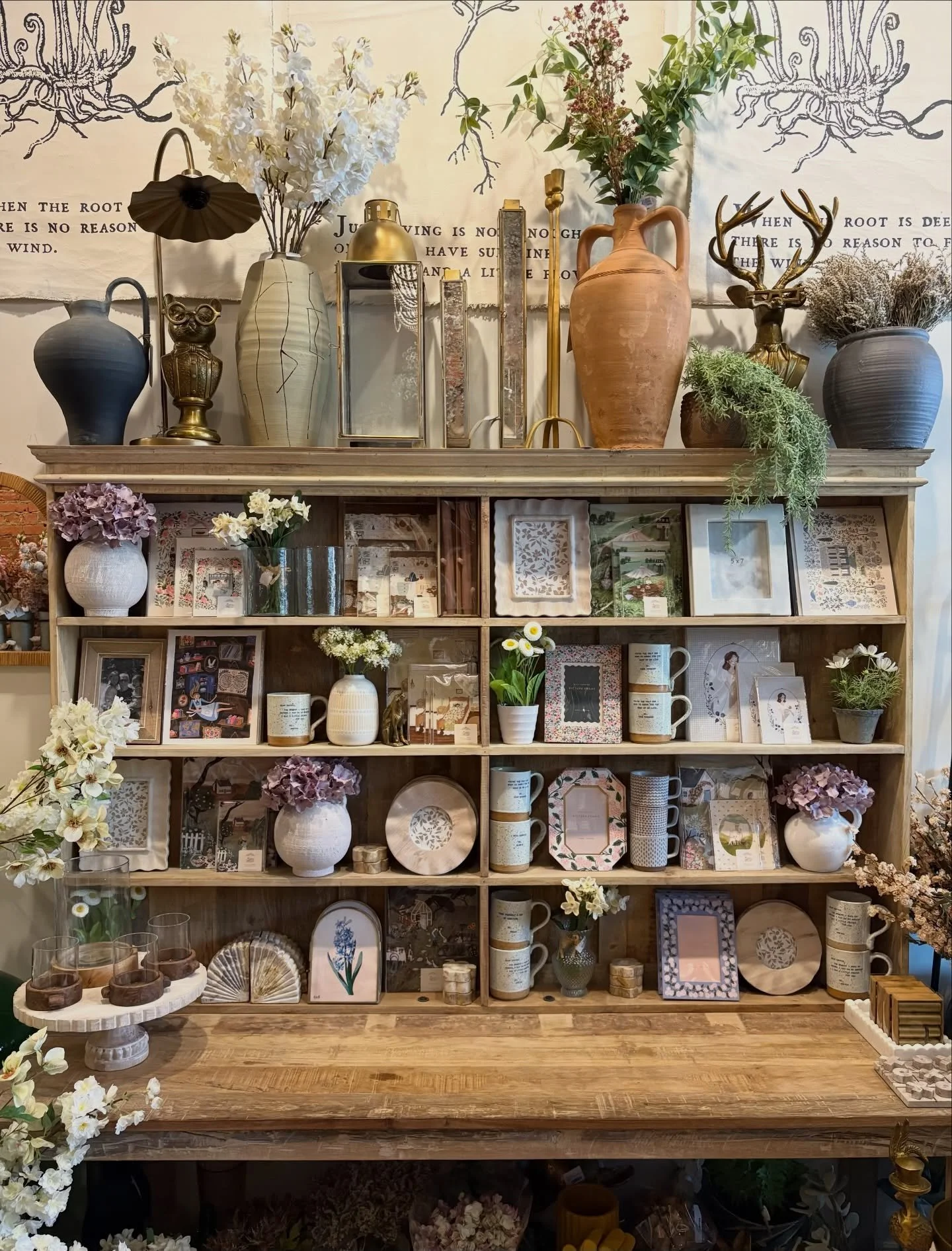 Our new display is filled with everything you need to create the most thoughtful, one of a kind gift. 🤍

From beautiful hand drawn art prints (many available in multiple sizes), to frames that pair perfectly, cozy little mugs, candleholders, and vas