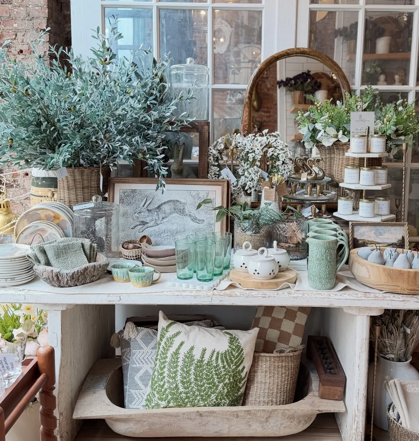 You don&rsquo;t have to redo your entire home to make it feel beautiful. 

It&rsquo;s the little things - a new set of dishes, a candle you love, a pretty jar on the counter, wooden spoons you actually reach for. 

Layer in a touch of greenery, a pie