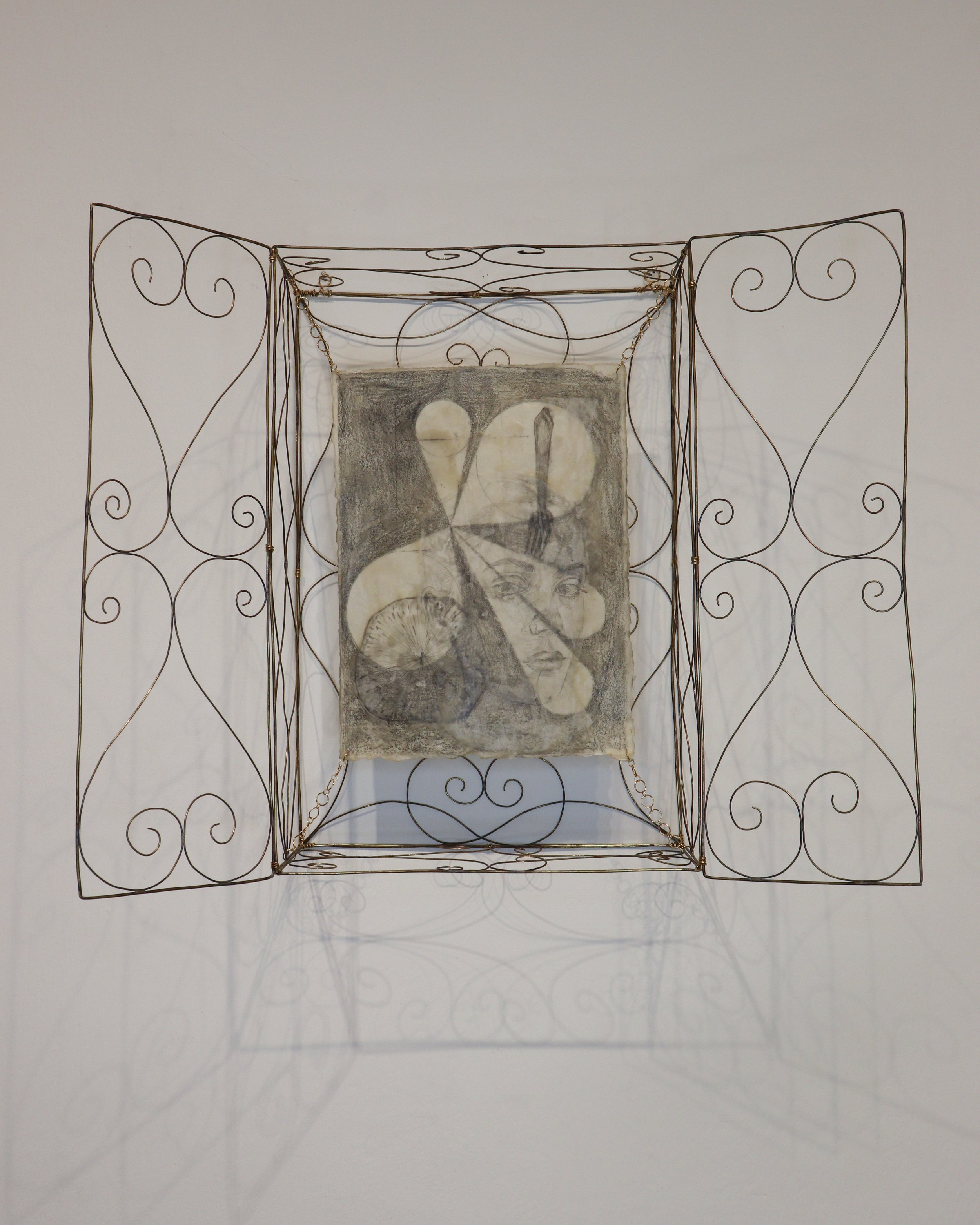 Collectibles, 2024
Brass, paper, beeswax 
