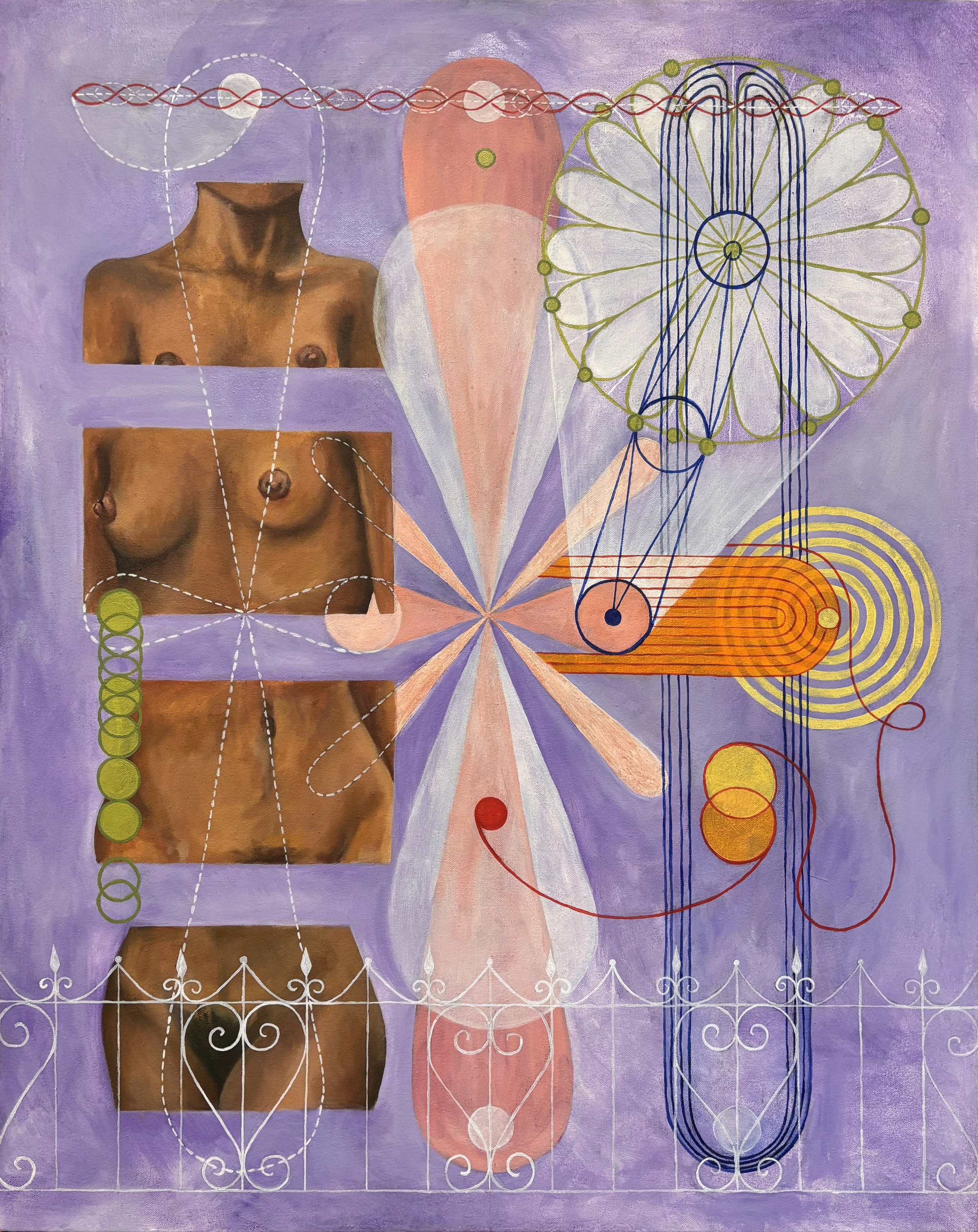 Flying Dog, 2025 || 24" x 30" || Oil on Canvas