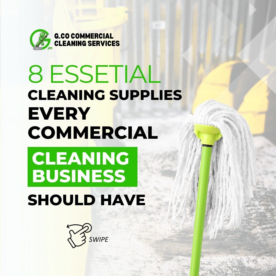 Owners of commercial cleaning businesses must have both well-trained staff and high-quality cleaning materials to enable their staff to do their cleaning tasks effectively if they hope to retain their current clients.🤗

It would not only help you ma