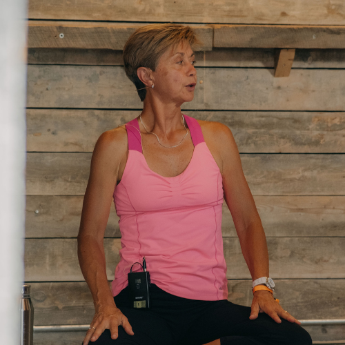 Diana Perez, instructor at Muv yoga and fitness studio in Hudson
