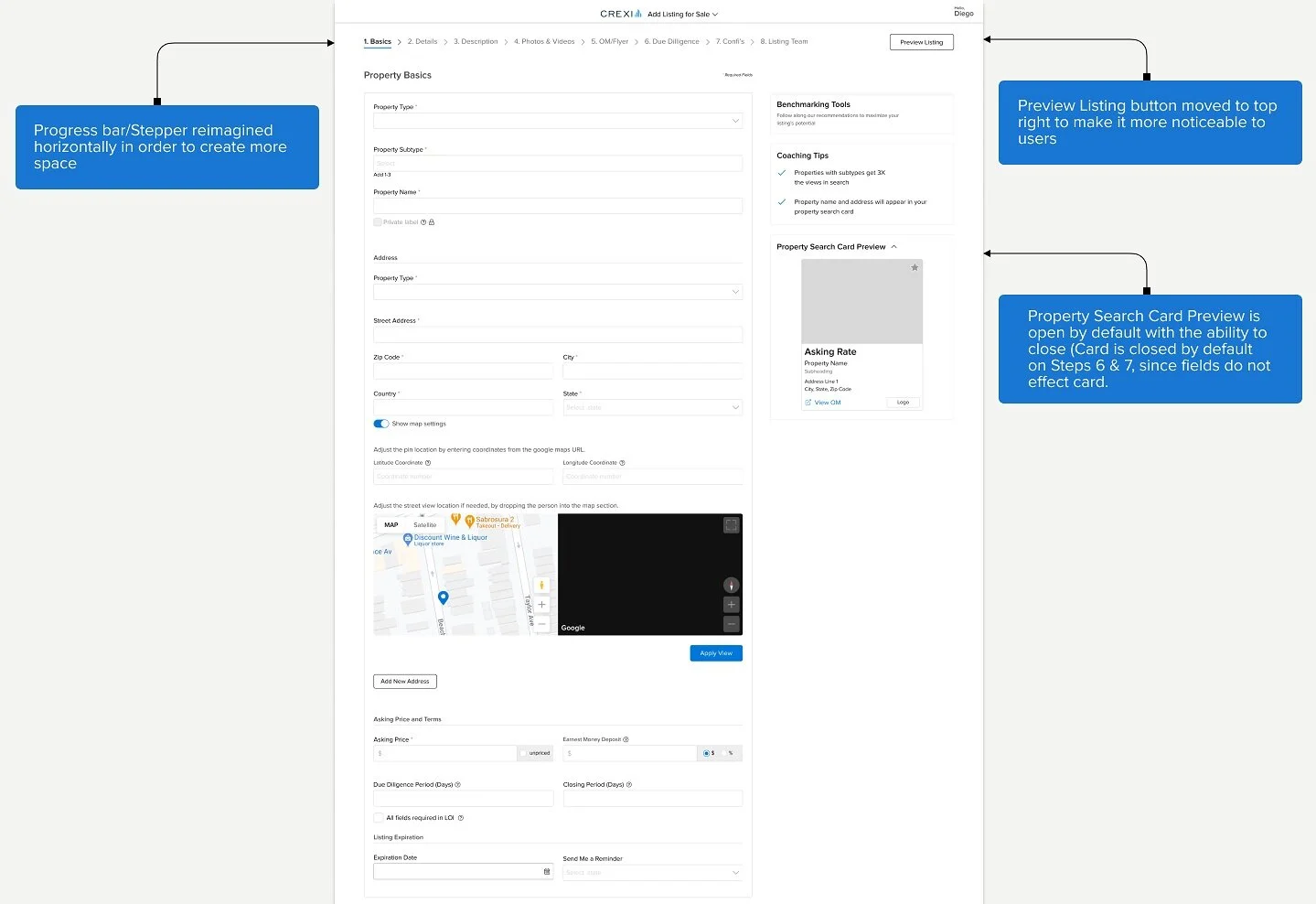 Commercial Real Estate Listings Improving the First Impression — Lauren Rosenfeld UX